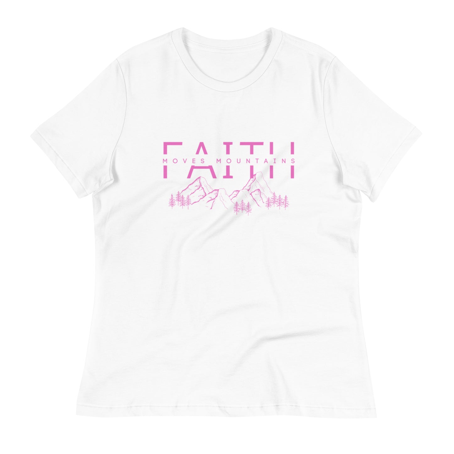 FAITH MOVES MOUTAINS RELAXED TEE