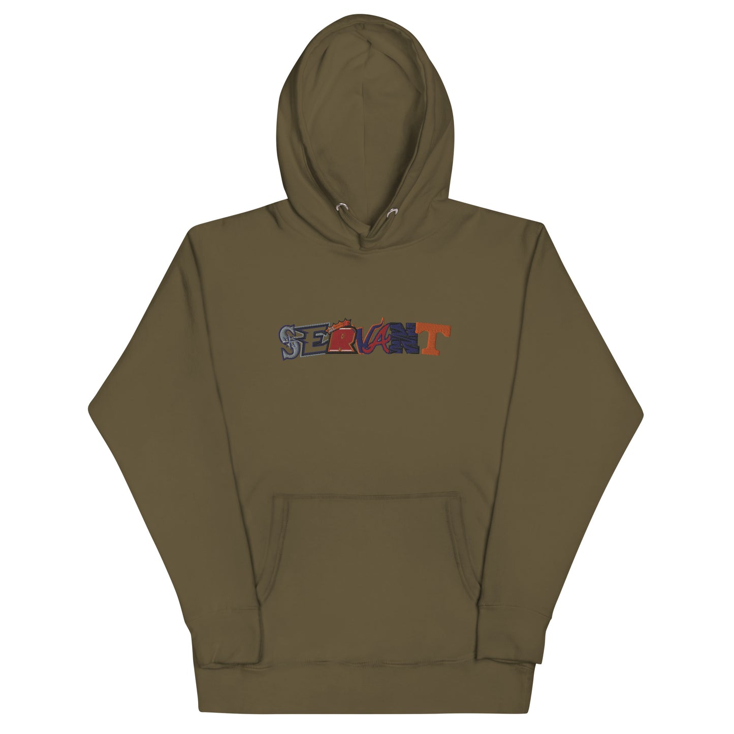 Unisex Embroidered Servant Hoodie